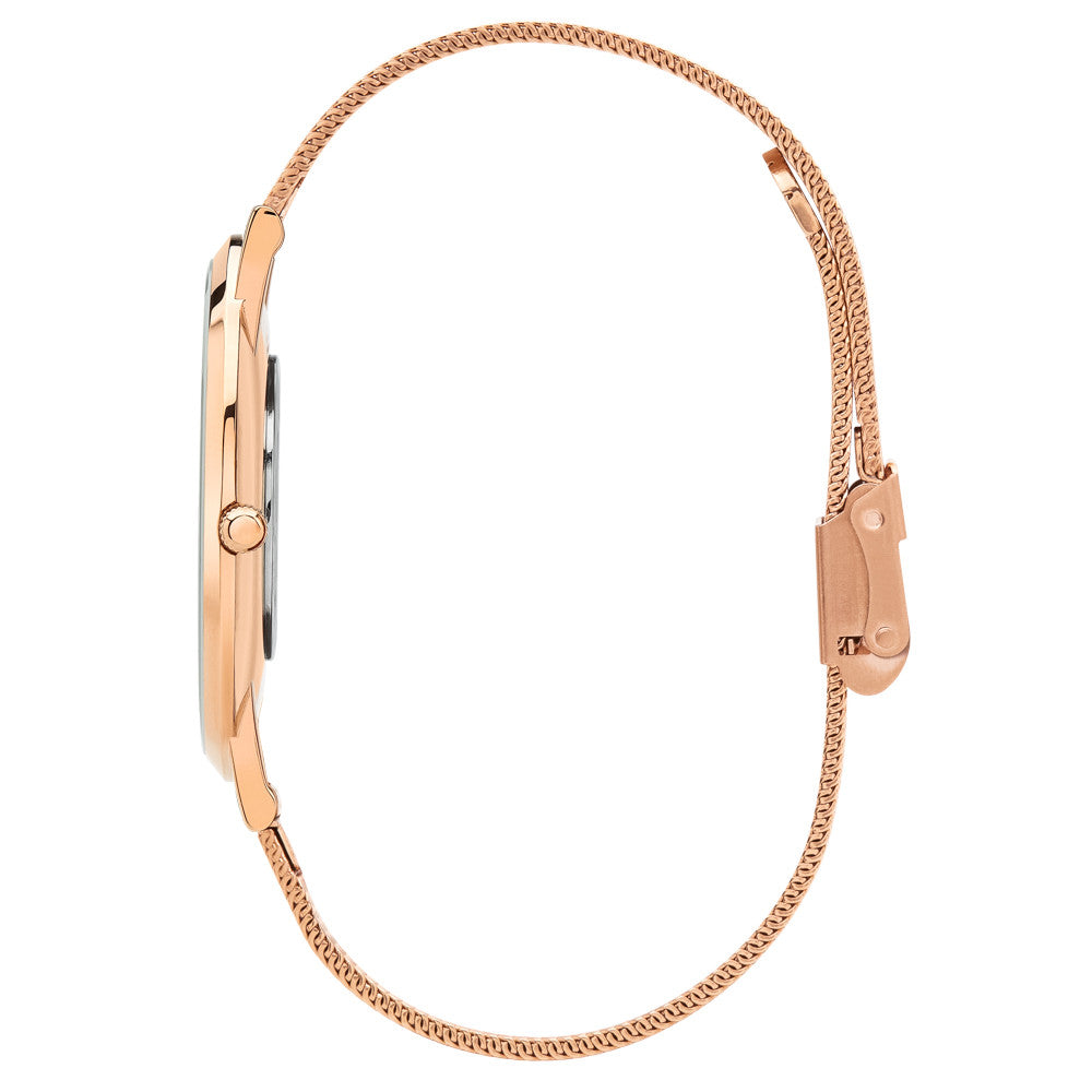 Pinnacle Ultra Slim 40mm Rose Gold | Mesh Strap Watch