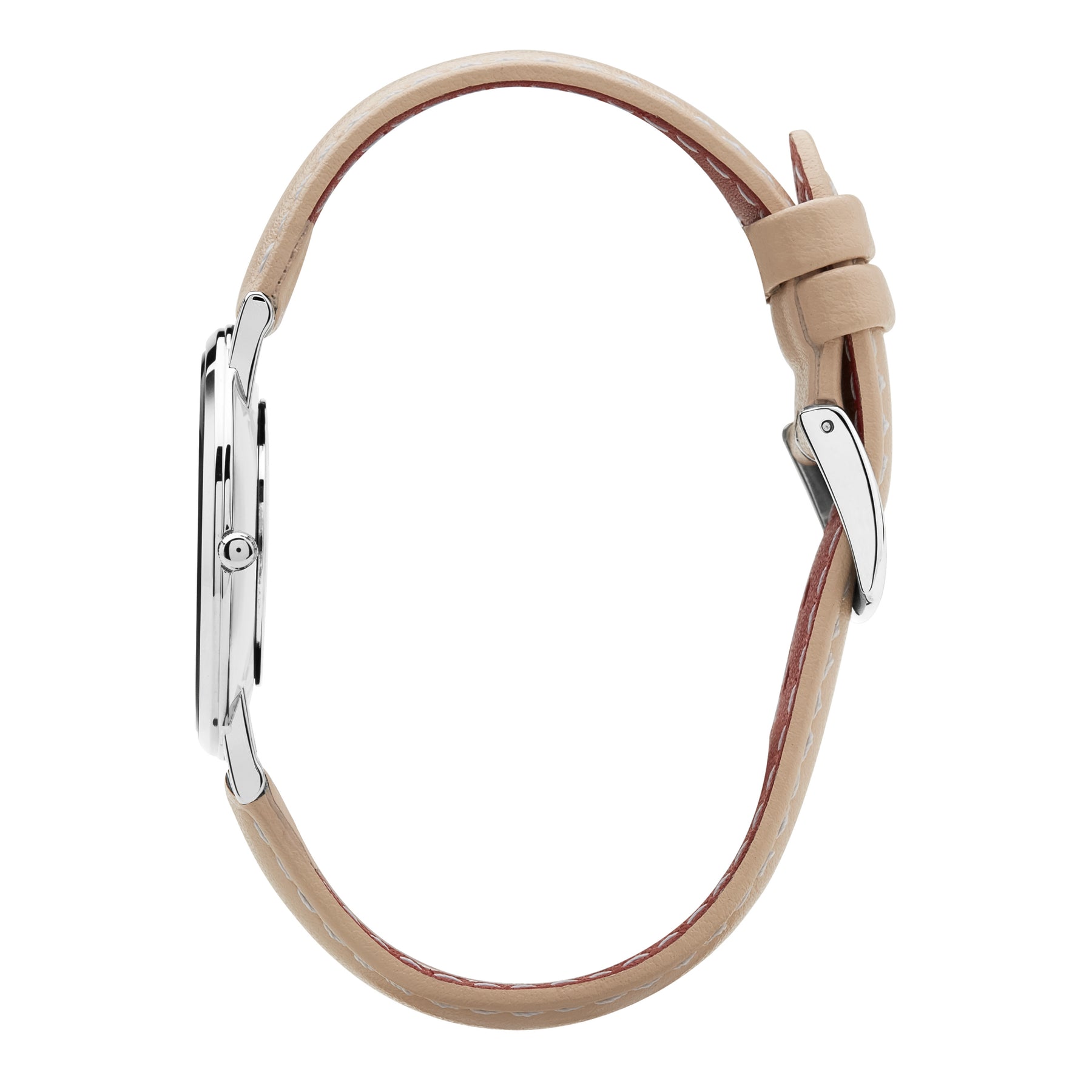 Art Series Pink Rose Ultra Slim 34mm Silver | Peach Watch