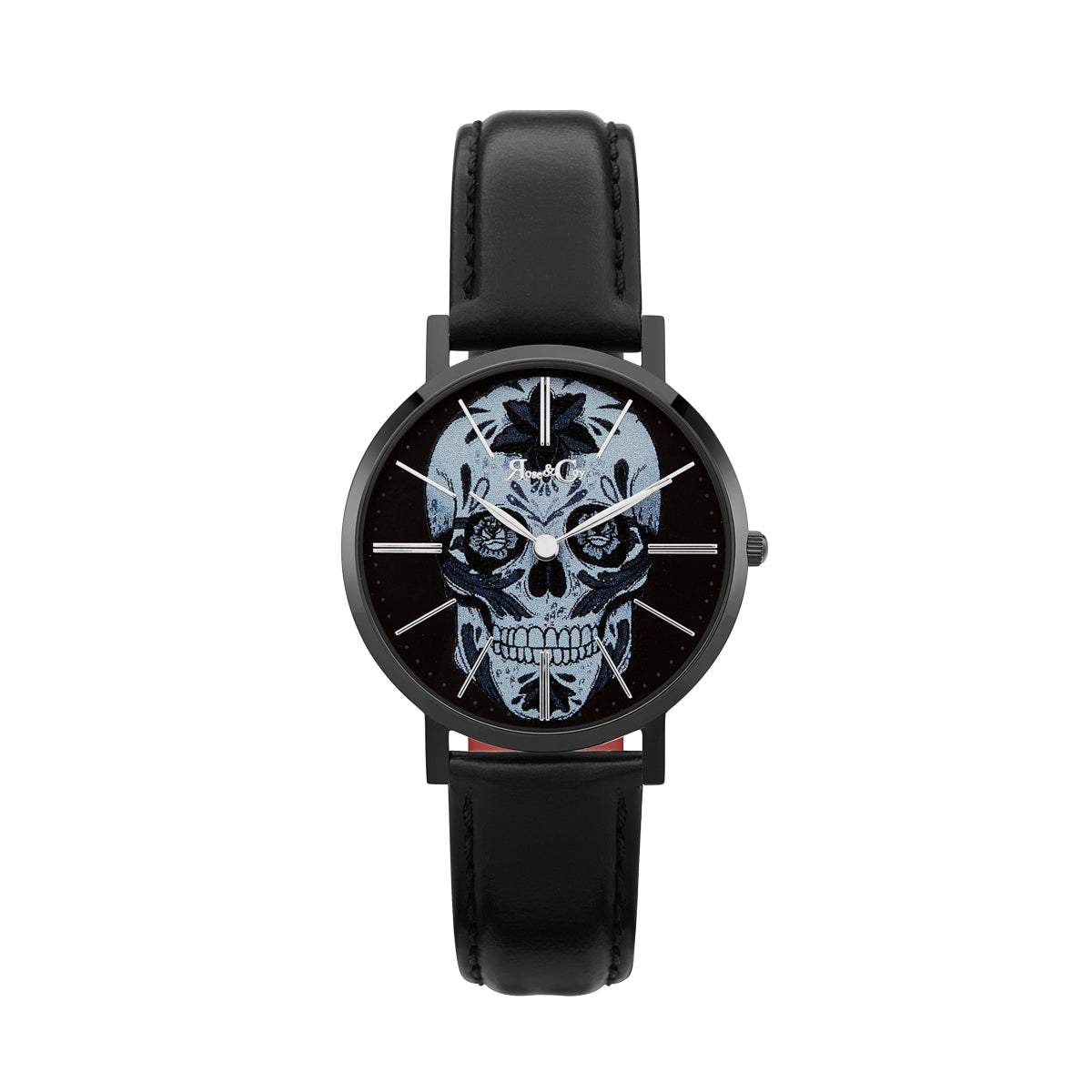 Midnight Sugar Skull Ultra Slim 34mm | Black Watch