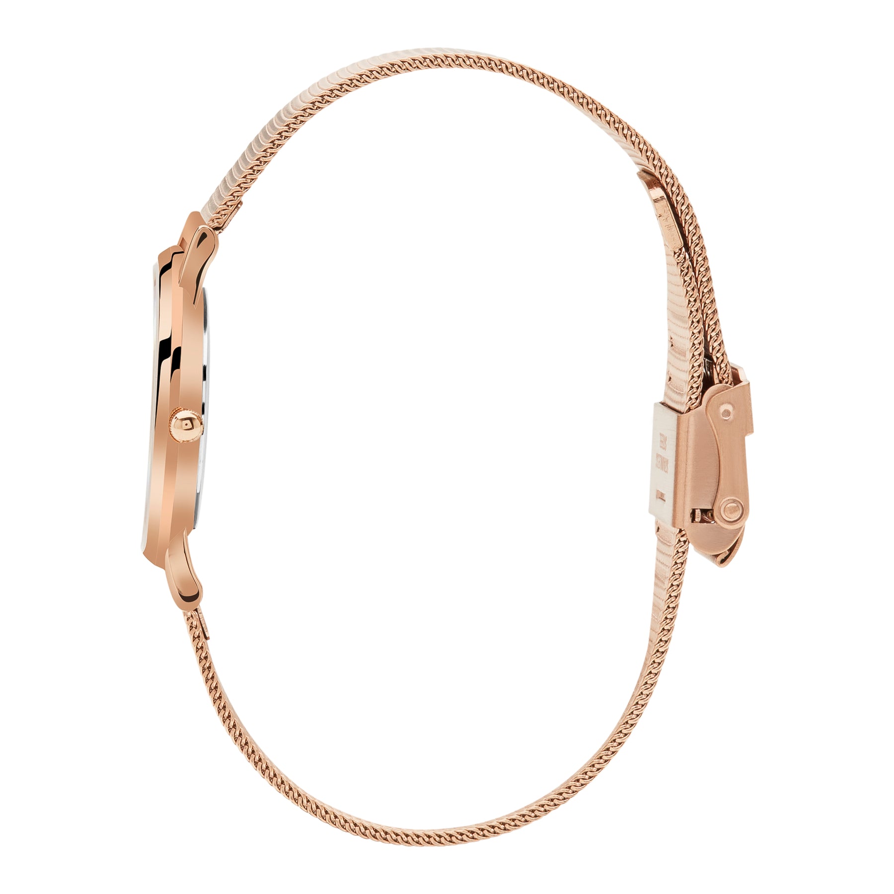 Petite Pinnacle Ultra Slim 30mm Rose Gold | Mesh Strap Watch