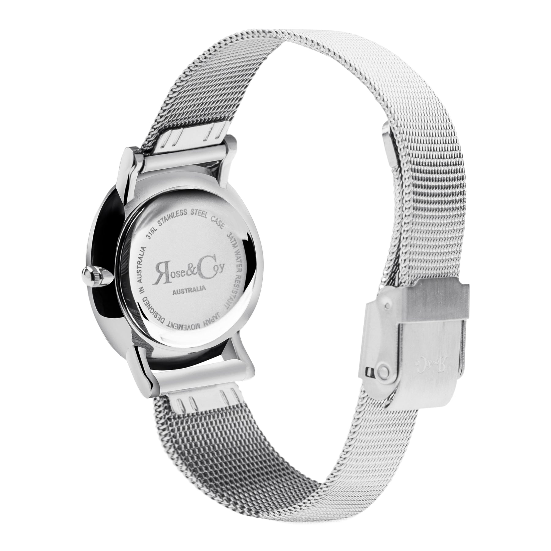True friends 30mm Silver | Mesh Strap Watch